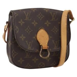 LOUIS VUITTON Monogram Saint Cloud PM Shoulder Bag M51244 LV Auth BA8104